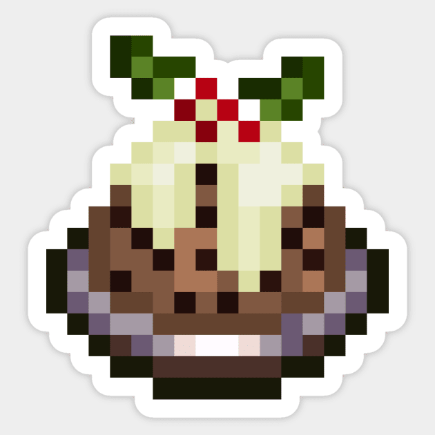 Pixel Pudding Sticker by Jay Dragonfang